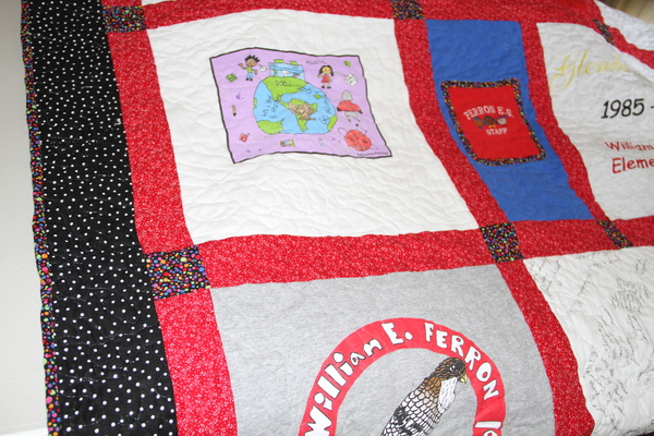Ferron Elementary Quilt, Closeup