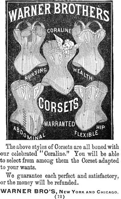 Vintage Corset Ad by Deja Vecu